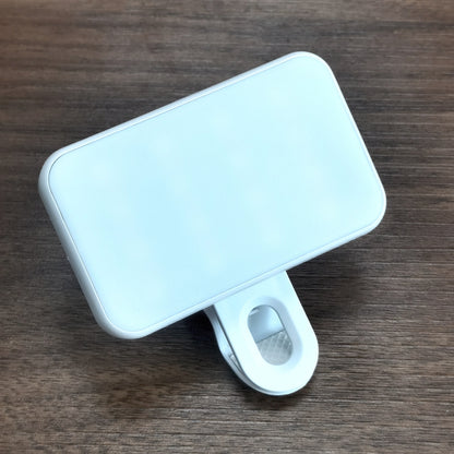 Portable Mini Selfie Fill Light Rechargeable 3 Modes Adjustable Brightness Clip on for Mobile Phone Make up Computer Fill Light